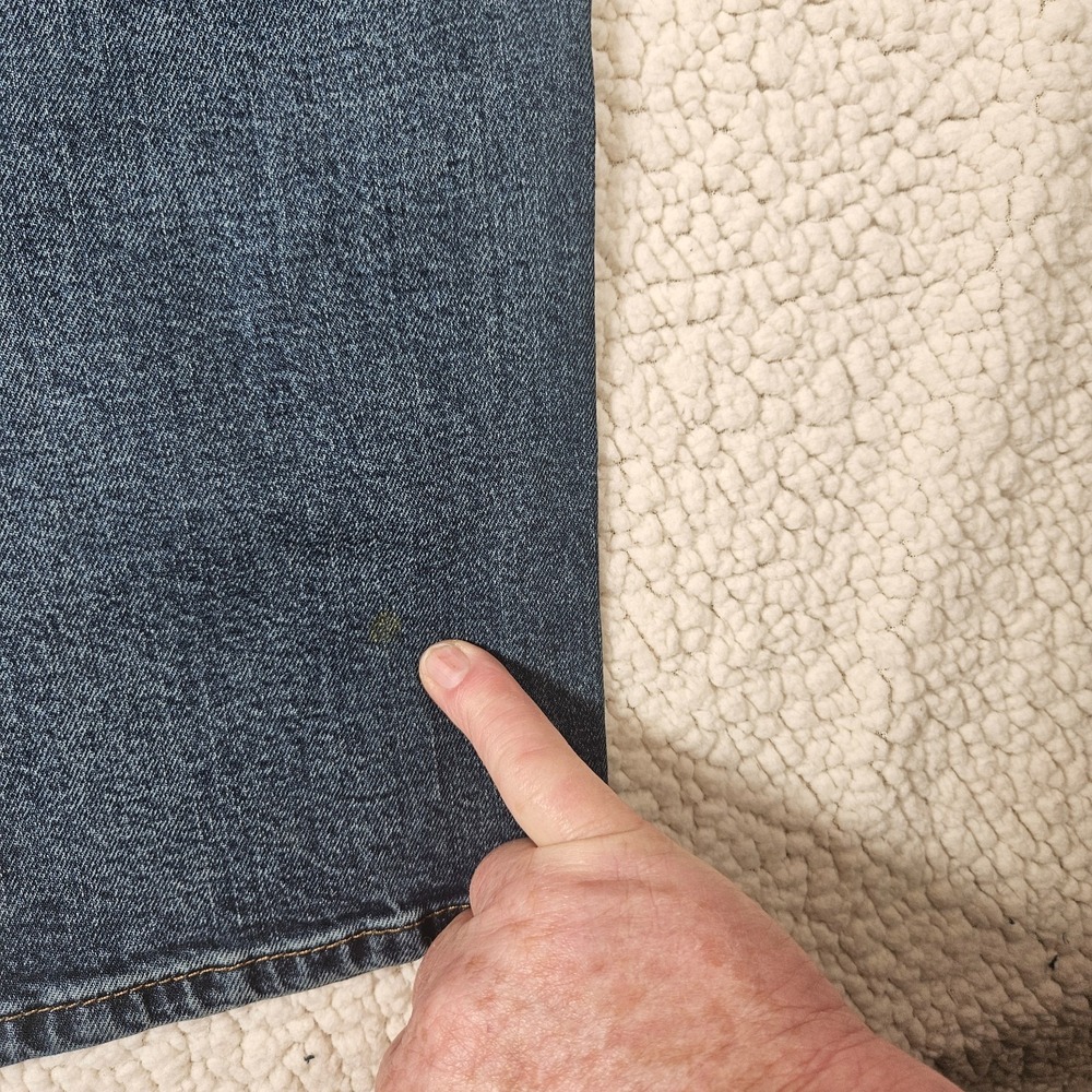 Mens Levis 514 Straight Fit Jeans Dark Wash Blue Denim 38x30 Lot of 2 - Picture 13 of 14